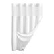 thumbnail image 5 of Cortina de ducha, accesorio versátil para baño, forro de hotel, lavable. Blanco, 5 of 8