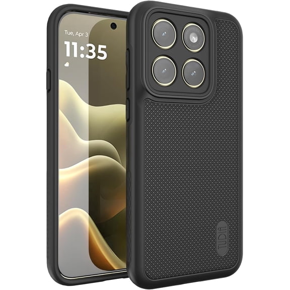 TUDIA MergeGrip Case for Motorola Edge (2026), MagSafe Compatible Dual Layer Shockproof Protective Cover, Matte Black