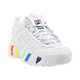 thumbnail image 2 of Fila Disruptor II Pride Womens Shoes Size 9, Color: White/Multicolored/White, 2 of 6