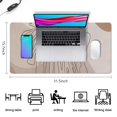 thumbnail image 5 of Long Mouse Pads for Desk,Brown Boho Line Art Plant Pattern Desk Mats on Top Of Desks, Desk Mouse Pad Extra Large with 3mm Non-Slip Base and Stitched Edge for Gaming,Office,Work,Home 31.5"x15.7", 5 of 6