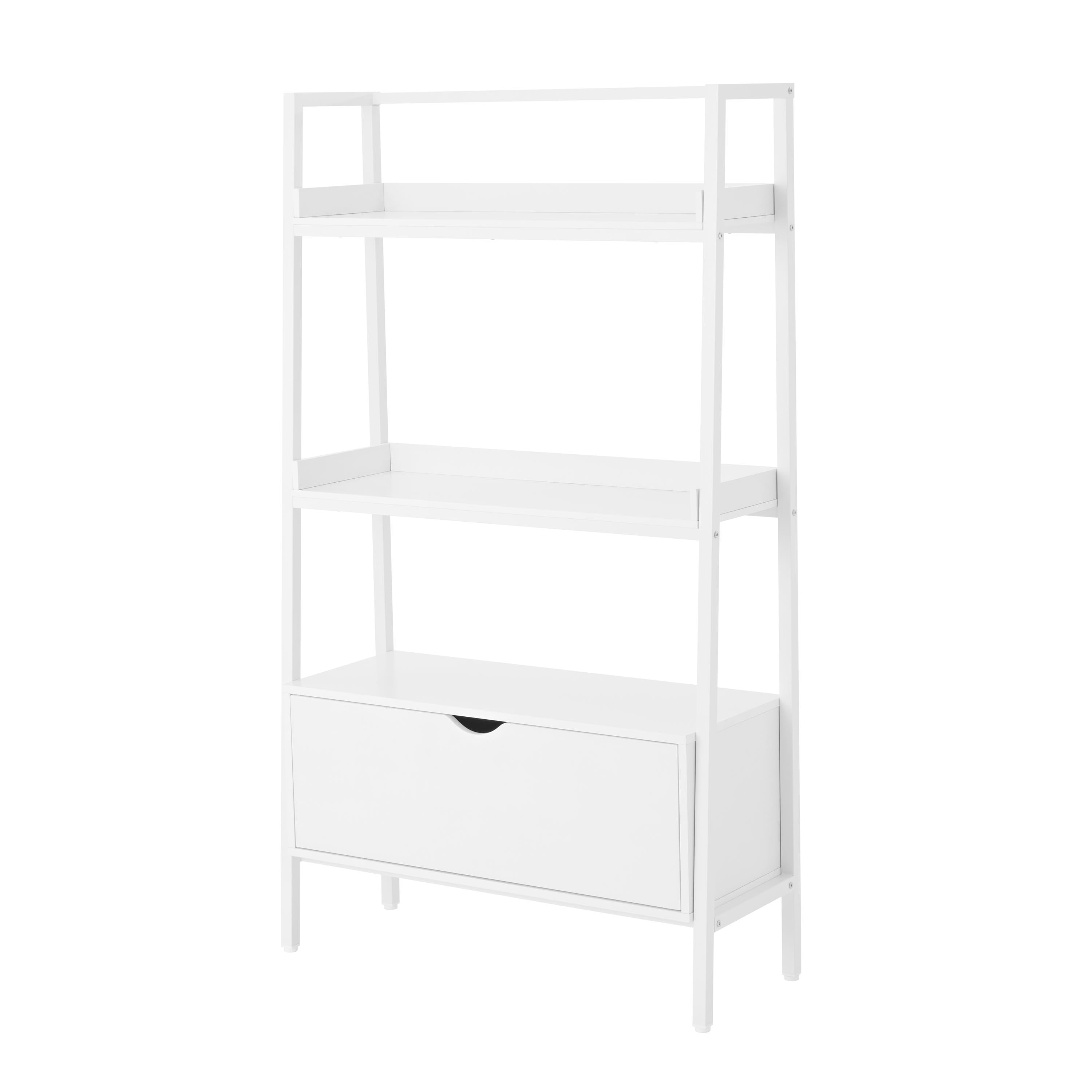 BYO Kids Ladder Bookcase with Drawer, Navy Blue/White - Walmart.com