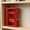 🔥 Red#520, variant on Emergency Break Glass Box | Red Wooden Display Case | Funny Desk Decor Gift | Clear Window | 17x9.8x4.6cm | Easy Open | Festival, Office Storage | Sustainable Use