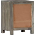 thumbnail image 5 of OnlineGymShop CB23892 16 in. Wooden Bedroom Nightstand with Storage - Gray & Brown, 5 of 9