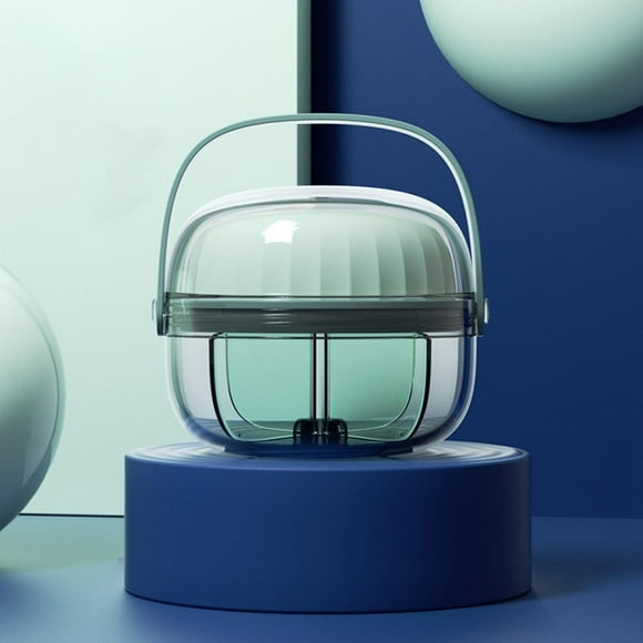 Caja de pastillas 4 comptimentos grandes Sello impermeable es de pastillas portátiles Recordatorios Verde Colcomx organizador de tabletas