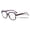 Mosaic, variant on Women’s Square Progressive Clear Lens Reading Glasses – No Line Multifocus Readers – Zero Power on Top CR24 +1.75