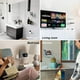 thumbnail image 5 of Juego de 2 estantes flotantes: expanda fácilmente el espacio de la pared - Estante de pared pequeño de acrílico para dormitorio, baño, sala de juegos, sala de estar, oficina, 5 of 5