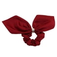thumbnail image 1 of Lazos para el cabello Hugo Scrunchie de arco sólido rojo, 1 of 7