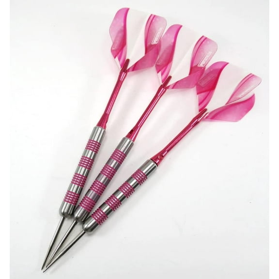 US Darts - Ladies Pink Passion 23g Ringed/Smooth - Steel Darts, 80% Tungsten Style 2