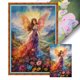 thumbnail image 1 of Hilo Algodón Bordado Punto Cruz Impreso Hada Y Mariposa 11CT 50x75cm, 1 of 9