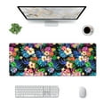 thumbnail image 3 of Disketp Gaming Mouse Pad Colorful Flowers Pattern Large Mouse Mat Long Extended Desk Pad Non-Slip Rubber Mice Pads Stitched Edges Thin Pad (11.8x31.5 Inch), 3 of 9