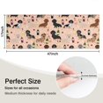 thumbnail image 5 of Black Cute Dachshund Dog and Wine Kitchen Rug Mat,Kitchen Runner Rugs Non Skid Washable,Decorative Kitchen Floor Mats for Kitchen,Sink,Laundry,17"X47", 5 of 5