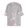 thumbnail image 3 of Hvyesh Chiffon Cardigan for Women Open Front Kimono Cardigan Lightweight Summer Cardigans Loose Casual Floral Print Cover Ups, 3 of 5