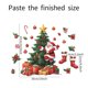 thumbnail image 4 of Decoraciones Navideñas XWSHYW Árbol de Navidad Papá Noel, Caja de Regalo de dulces, Pegatinas de pared, 4 of 6