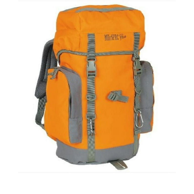 Orange/Gray 3 Day Deluxe Survival Backpack 72 Hour Emergency Disaster Kit  Zombie