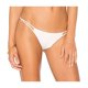 thumbnail image 1 of Tavik Womens Asher Knotted Straps Bikini Swim Bottom ribwhite XS, 1 of 1