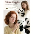 thumbnail image 6 of The Pandy– Emotional Healing on Demand, The Pandy Hug Motion - Ultra-Soft Emotional Support Stuffed Animal for Stress Relief & Comfort, Realistic Panda Plush with Hug-Like Design (1 PCS), 6 of 7