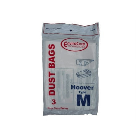 Hoover Style M Vacuum Bags Type Vac 4010037M Dimension Canister 113SW EnviroCare [54 Bags]