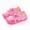 Light Pink, variant on Gyujnb Kids Quick Lace Water Shoes Grid Print Mesh Upper Round Toe Flat Sole Footwear (Unisex),5.5-6 Years