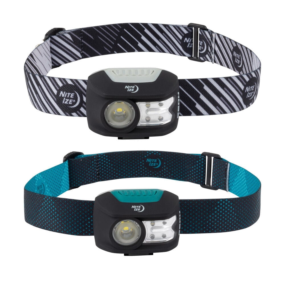 Nite Ize Radiant 250 Headlamp, 250 Lumen Headlight With Red + White LED's, Water Resistant, Four Modes and Lockout, Teal