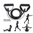 thumbnail image 3 of 1pc 5 Level Resistance Bands with Handles for Home Exercise and Strength Training - Perfect for Yoga, Pilates and Boxing Yellow-10LB, 3 of 5