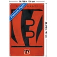 thumbnail image 3 of NFL Cincinnati Bengals - Logo 25 Wall Poster with Push Pins, 14.725" x 22.375", 3 of 4