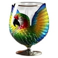 thumbnail image 5 of Qnjujn Elegant Bird-Engraved Glass Tumbler, Unique Artisan Drinking Cup for Cocktails Juice Water, Dishwasher Safe Home Bar Decor Gift Set, 5 of 5