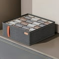 thumbnail image 2 of CJiaWei Cloth Storage Organizer For Socks Foldable Compartment Home Textile Storage For Living Room And Bedroom, 2 of 4