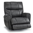 thumbnail image 3 of MCombo Large Dual Motor Power Recliner Chair for Tall Person, Infinite Position Sleep Recliner for Living Room, Faux Leather,  Dark Grey, 3 of 10