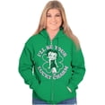 thumbnail image 3 of Betty Boop Saint Paddys Lucky Charm Zip Hoodie Sweatshirt Women Brisco Brands S, 3 of 6
