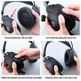 thumbnail image 5 of New Earphone Earmuff Headphone Accessories Headset Cushion Leather Earphone Case Cushion Cover Replacement Earpads Ear Pads 90MM, 5 of 8