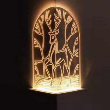 

Corner Sensor Night Light Castle Design Decoration for Families with Elder and Children