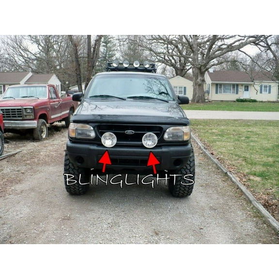 BlingLights BL-331 6" 110w H3 Halogen Off-Road Light Bar fits Ford Explorer 2 Pieces