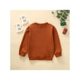 thumbnail image 3 of Franhais Toddler Sweatshirt Baby Casual Long Sleeve Letter Print Round Neck Pullover Tops, 3 of 9