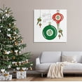 thumbnail image 2 of Stupell Industries Seasonal Happy Holidays Ornaments Graphic Art Gallery Wrapped Canvas Print Wall Art, Design by The Saturday Evening Post, 2 of 7