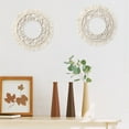 thumbnail image 2 of ELAYARD Hand Woven Round Cotton Rope Tapestry Nordic Style Wall Hanging Decorative Ornament, 2 of 8