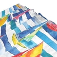thumbnail image 3 of Yayeee Shower Curtain with Hooks 72"x72" Waterproof Fabric Bathroom Hanging Decor, Yellow Hand Drawn Sailboats, 3 of 5
