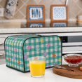 thumbnail image 6 of Daiia Starfish On Checkered Background Pattern 4 slice Toaster Cover, Toaster Appliance Dust-proof Cover For Kitchen Small Appliance Dust Cover and Fingerprint Protection, 6 of 7