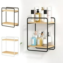 sruoe Bathroom Shower Organizer, Bathroom Storage, Shower Caddy Organizer, Bath Racks for Shower, Wall Mounted Rustproof Standing Storage Rack for Bathroom