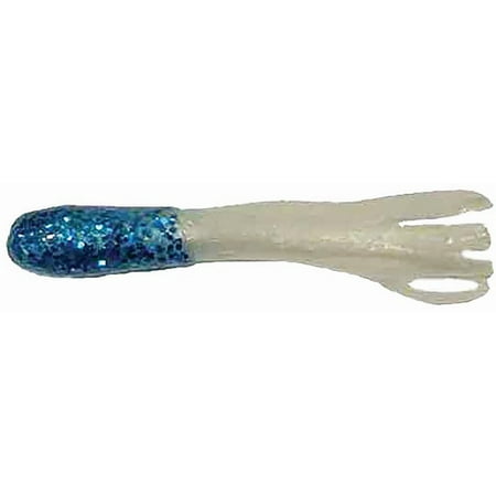 Big Bite 15CRGH04 1.5 Blue Glit/Prl Glitter Head Tube 10 Pak Soft Plastic Lure