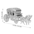 thumbnail image 4 of Wedding Carriage Favor Boxes Chocolate Treat Boxes Gift Boxes Wedding Favors Gifts For Events Evening and Parties(Golden), 4 of 5