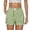Light Green, variant on Jane Wardrobe Women’s Casual Gingham Print Shorts, Elastic Waist Button-Front Shorts with Side Pockets, Multi-Color, S/M/L/XL/XXL