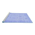 thumbnail image 2 of Ahgly Company Machine Washable Indoor Rectangle Oriental Blue Traditional Area Rugs, 5' x 7', 2 of 4