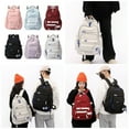 thumbnail image 2 of Huhudde Stylish Backpack Lovely School Backpack Large Capacity Casual Daypacks Aesthetic Backpack Travel Bag College Backpack, 2 of 20