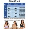 thumbnail image 3 of SHCKE Women 1 or 3 Pack Sports Bras With Cross Front Side Buckle And Removable Pads Yoga Workout Bra, 3 of 6