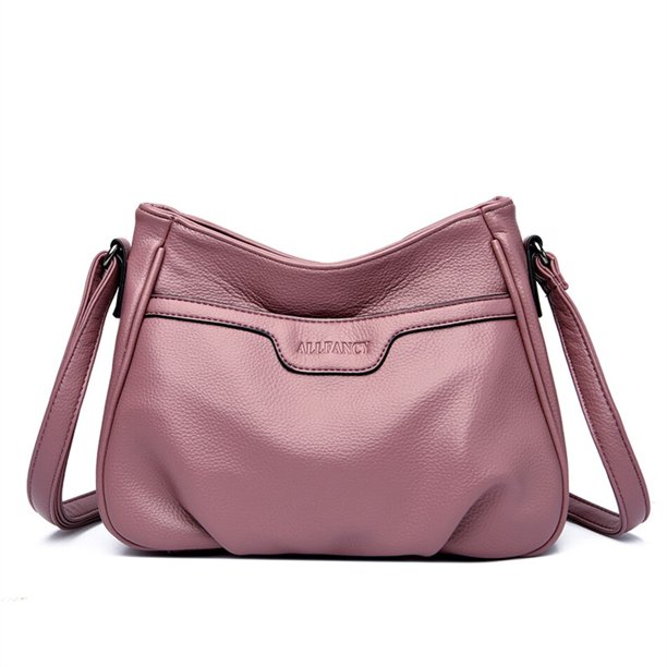 Bolsos De cuero suave para mujer, bolsos de hombro de gran capacidad de diseñador de lujo, bolsos cruzados de moda, bolso de mano informal Fivean unisex