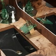 thumbnail image 6 of Novatto GF-010BN-C Monroe Single Lever Waterfall Lav Faucet, PVD Brushed Nickel/ Clear Glass, 6 of 8