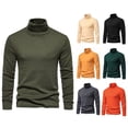 thumbnail image 3 of Camisa básica de cuello alto de cachemira CVC para hombre Uso versátil Diseño elegante Fácil de mantener, 3 of 6