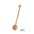 thumbnail image 1 of Cartoon animal stirring spoon wooden coffee spoon suitable for kitchen 2PCS, 1 of 12