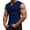 Navy, variant on Krdevn Men's V Neck Tank Top Sleeveless Undershirt for Summer Casual Wear,Tank Tops Men,L