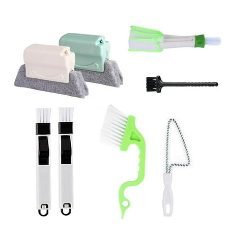 

Asdomo Groove Gap Cleaning Tools Durable Plastic Handheld 8 Pieces Door And Window Track 8 Pcs Hand-Held